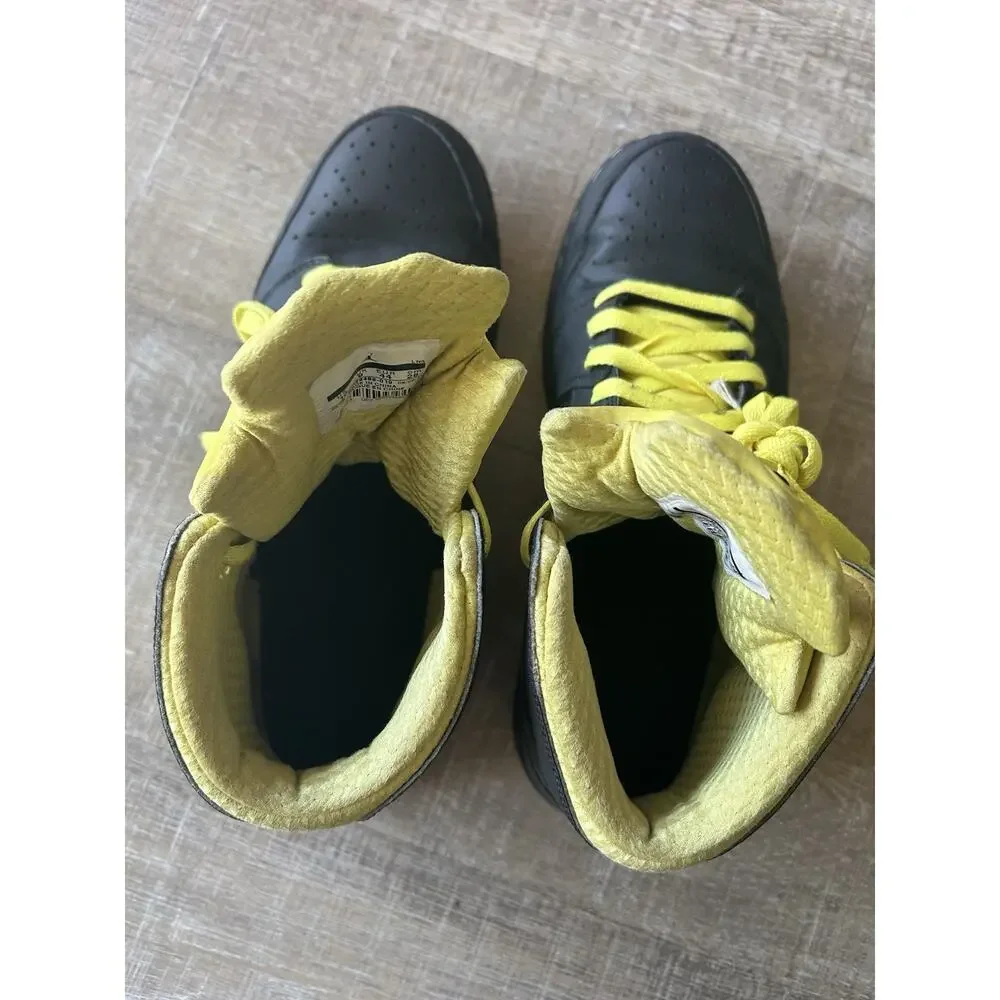 Nike Air Jordan Prime 5 Mens Size Black Yellow High Top Basketball Shoes 429489